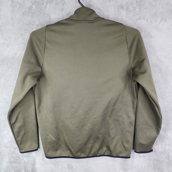 Mens Olive Green Nike Dri-Fit Pullover Sweatshirt 1/2 Zip Up Long Sleeve Size L - Picture 7 of 10